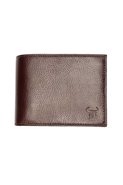 Toro Nero Men's Wallet Made Of Brown Genuine Leather Muselles Eyelet