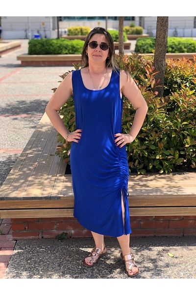 BAKTAGÖR Strap Combed Cloth Dress (Black and Navy Blue Color Are Not the Same Model!)