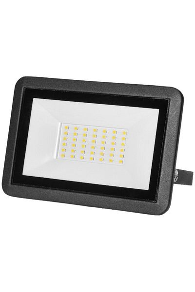Adviti Faro Ad-nl-6254bl4 Led Floodlight, 30w, Smd Led, 2400 Lm, Ip65, 4000k, Aluminum, Black