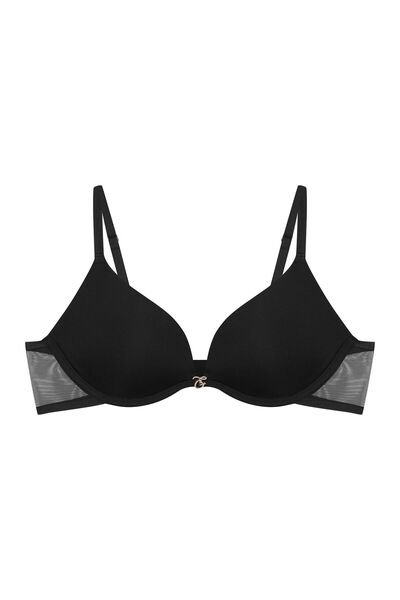 ESOTIQ Sutien Super Push-Up cu Armătură, Decolteu Profund, Cupe Netede și Pla...