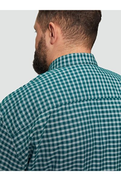 s.Oliver Big Sizes, Men's big sizes shirt, long sleeve and checkered print, Regular fit