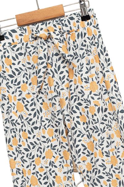 Divonette Girl's Patterned Comfortable Pants-Children's Clothing
