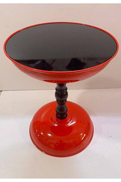 Nils Aksesuar Official Nill's Yan Sehpa Üst Yüzeyi Siyah Cam