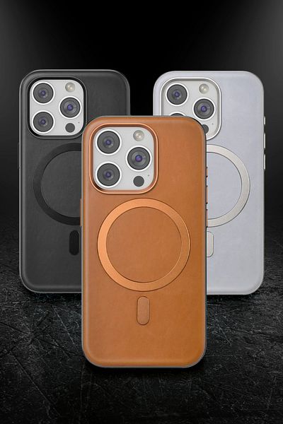 venco iPhone 16 Pro Max Puskas Magsafe Cover - Titan Gray Drstr