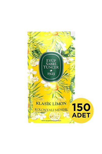 Eyüp Sabri Tuncer Limon Kokulu Islak Mendil Tekli Ambalaj - 150 Adet