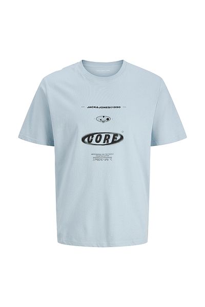 Jack & Jones Jack&Jones Systematic Crew Neck Мъжка синя тениска с обло деколте