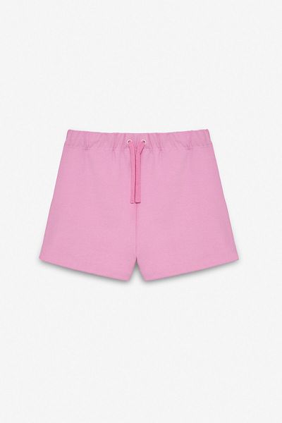 GRIMELANGE Nua Women's Flexible Fabric Drawcord Comfort Fit Pink Shorts