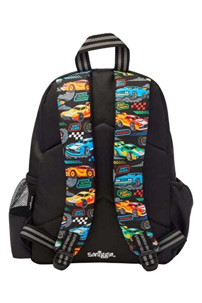 SMIGGLE Curious Junior Character Backpack Black 456717