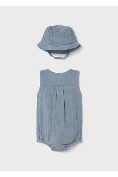 MAYORAL Baby Boy Hat Jumpsuit Suit Blue 1603