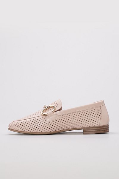 FAST STEP Genuine Leather Women's Ballerina Shoes 657Za6000Tk
