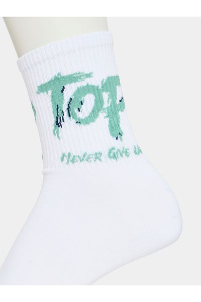 Styli Graphic Print Crew Socks