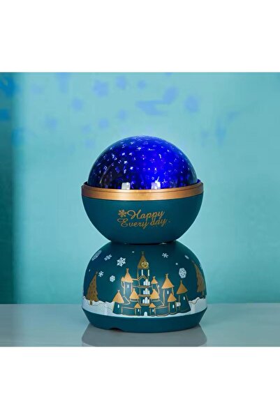 nesever store Yıldız Projektörlü Kurmalı Atlı Karınca Müzik Kutusu