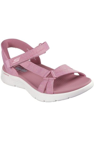 SKECHERS Sandály Skechers Go Walk Flex Sandal, růžové, dámské