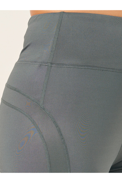 Styli Contour Effect Stitch Detail Flared Leggings