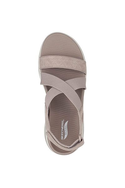 SKECHERS Sandály Skechers Go Walk Arch Fit San, Hnědé, Dámské