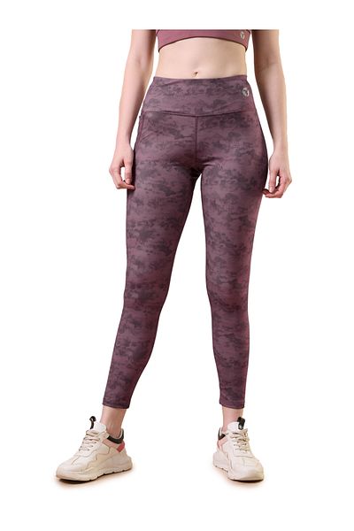 Technosport By Styli Women Camouflage Print Slim Fit Leggings