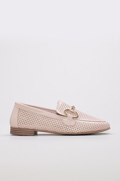 FAST STEP Genuine Leather Women's Ballerina Shoes 657Za6000Tk