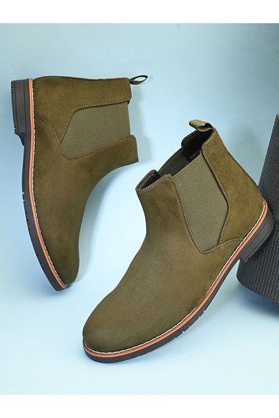 Styli Suede Chelsea Ankle Boots