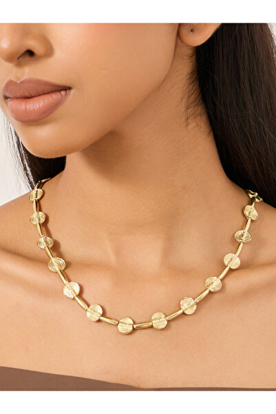 Styli قلادة درب سادة مع قفل جراد البحر