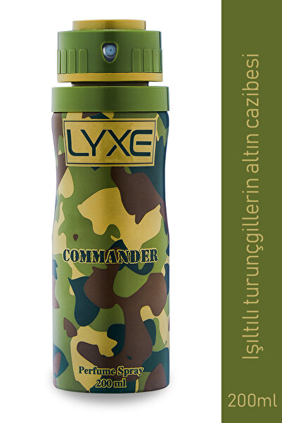 Commander Erkek Parfüm Sprey, 200 ml
