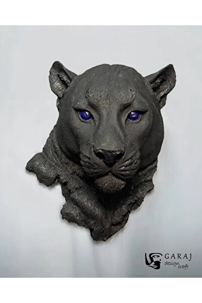 GARAJ Leopar Duvar Heykeli