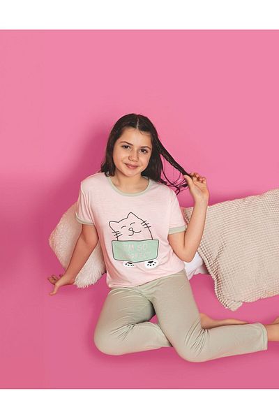 ZambakModa Children's Nightwear and Pajama Set 1485