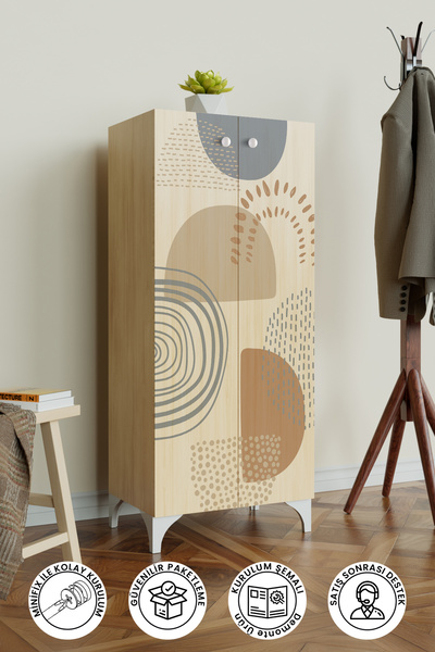 Hediyeler Kapında Soft Design3 Raflı Çok Amaçlı Dolap Mutfak Salon Banyo Ofis...