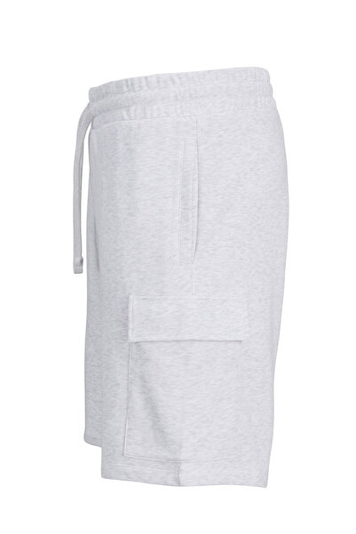Jack & Jones JPSTKANE SCRIPT SWEAT Gri Erkek Şort