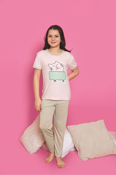 ZambakModa Children's Nightwear and Pajama Set 1485