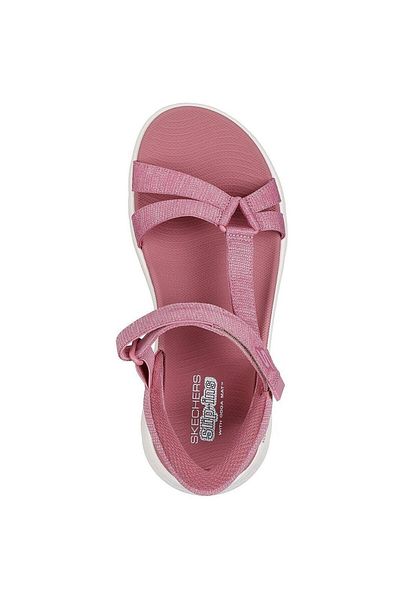SKECHERS Sandály Skechers Go Walk Flex Sandal, růžové, dámské
