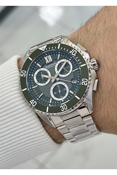 Quantum Waterproof Men's Wristwatch with Steel Cord Function