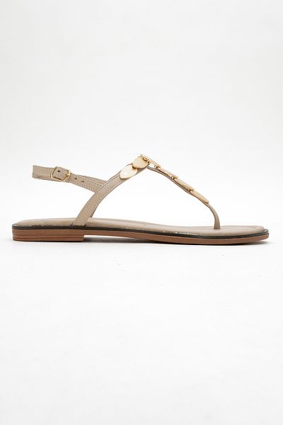 Ataköy Ayakkabı SANDALE FLIP FLOP DIN PIELE DE DAME