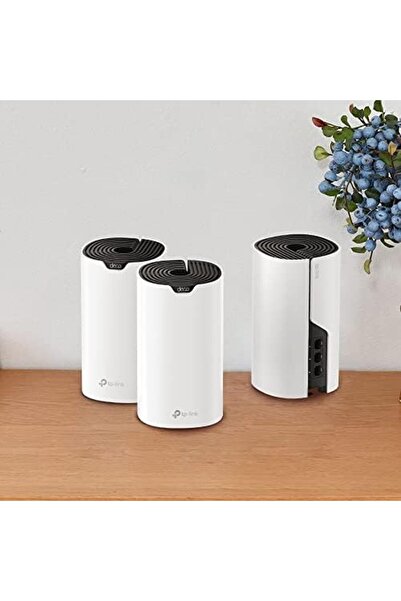 TP-LINK TP Link Deco S7، واي فاي 6، نظام واي فاي شبكي مزدوج النطاق AC1900 للمنزل بالكامل (عبوة من 3 قطع)، أبيض