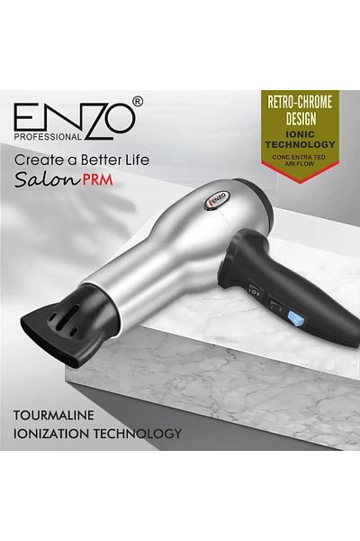 ENZO EN-8225 Professional Hair Dryer - Intl Version