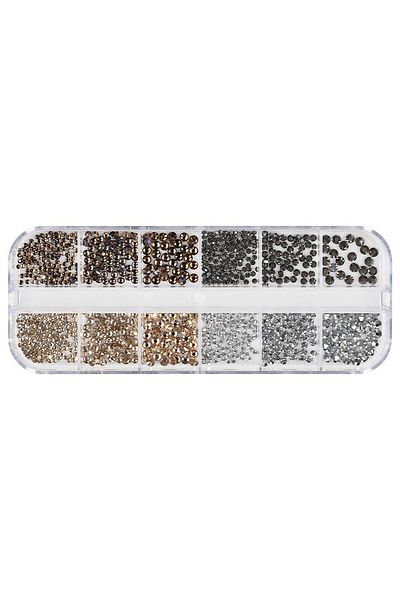 LUXORISE Strasuri pentru unghii, aspect de cristal, 12 modele
