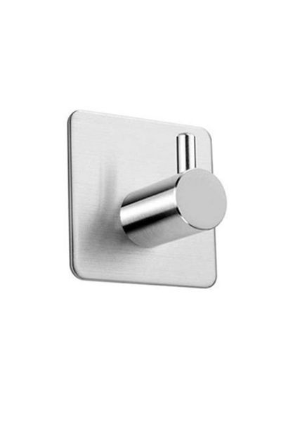 OEM Self-adhesive hanger, Stainless steel, Silver