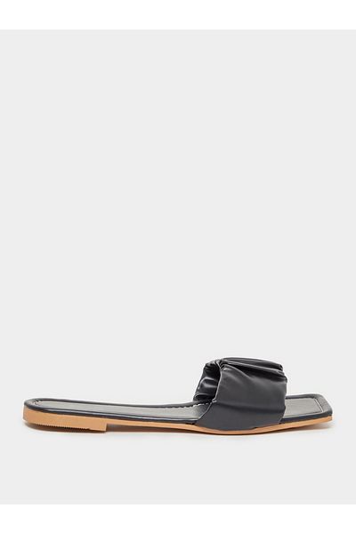 Styli Cushion Single Strap Flat Sandals