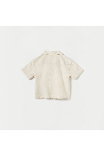 giggles Checked Shirt with Short Sleeves