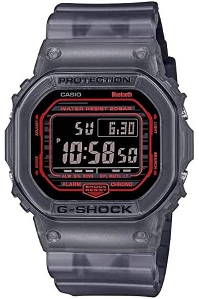 Casio G-Shock Watch - DW-B5600G-1DR Black Dial, Grey Band