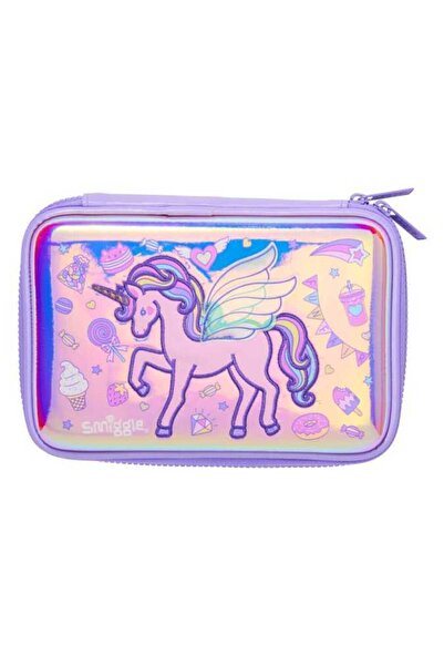 SMIGGLE Fun Fair Hardtop Pencil Case Lilac 455728
