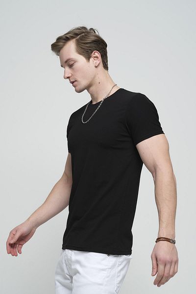 Oksit FTX Slim Fit Lycra Crew Neck Men's Basic T-shirt