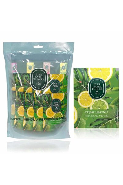 Eyüp Sabri Tuncer Çeşme Limonu Kokulu Islak Mendil Tekli Ambalaj Büyük Boy - 50 Adet