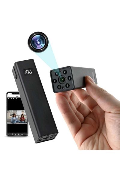 iUni Mini Camera Wi-fi External Battery W25, 3600mah, Full Hd, Night Vision