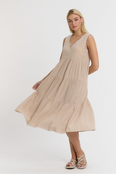 Heaven Ephesus Φόρεμα Muslin Avlonya - Μίντι φόρεμα με λουράκι - 3010