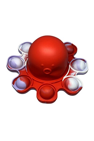 Crocodileskids Jucarie antistres din silicon, Pop It Now and Flip It, Caracat...