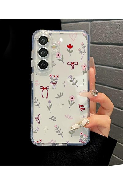 enfein Balporsuku Galaxy 21 İle Uyumlu Desenli Şeffaf Kılıfı ŞDSNN Tatlı Görü...
