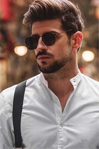 Takı Dükkanı Extoll Hexa-Round Pentagonal Women's Sunglasses Unisex Glasses Ex612B