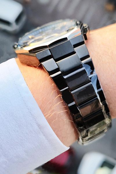 Daniel Klein Daniel Klein Exclusive Dual Time Featured Smoked Case and Cord Cool Moel Men's Wristwatch