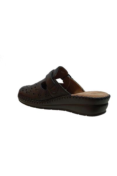 Forelli 80625-h Μαύρες γυναικείες παντόφλες Memory Foam