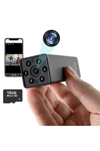 iUni Mini Camera Wi-fi External Battery W25, Full Hd, 16gb, 3600mah, Night Vision